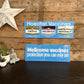 2x Vintage Hoechst Vaccine Signs Medical Promotional Advertising Signs