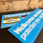 2x Vintage Hoechst Vaccine Signs Medical Promotional Advertising Signs