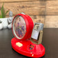 Vintage 1960s Wind Up Mao Zedong Chinese Alarm Clock Flip Calendar Retro Collectable