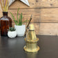 Vintage Brass Dutch Windmill Bell Rustic Farmhouse Mantle Décor