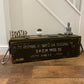 Wooden Ammo Box Vintage 1982 Rustic Storage Chest Industrial Trunk Home Coffee Table