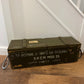 Wooden Ammo Box Vintage 1982 Rustic Storage Chest Industrial Trunk Home Coffee Table