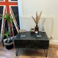 Vintage Industrial Carpenters Tool Chest Storage Coffee Table Reclaimed Rustic