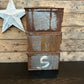 3x Metal Army Ammo Box Tin Job Lot Rustic SOLID Shop Display Geocache Stash Tool Box