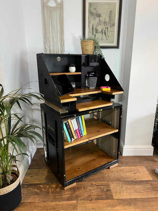 Military Aircraft Table Unique Console Desk Reclaimed Home Office Aviation Furniture