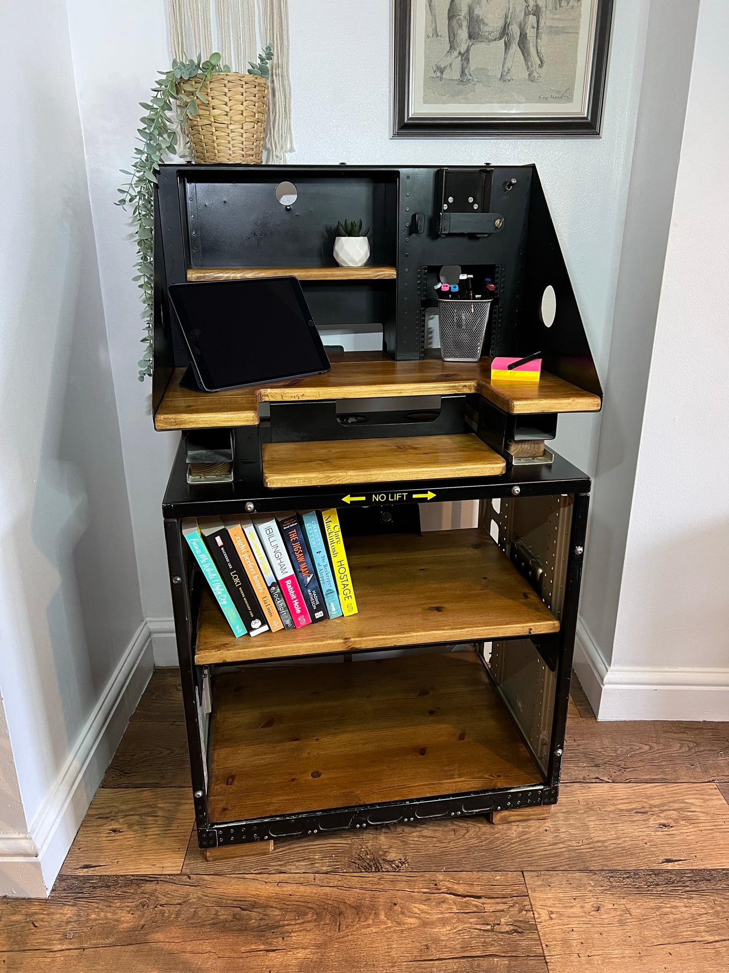 Military Aircraft Table Unique Console Desk Reclaimed Home Office Aviation Furniture