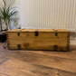 Vintage Wooden Ammo Box Rustic Chest Blanket Box Industrial Side Coffee Table