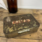 Vintage First Aid Tin Collectable Rustic Décor Vintage Display Prop