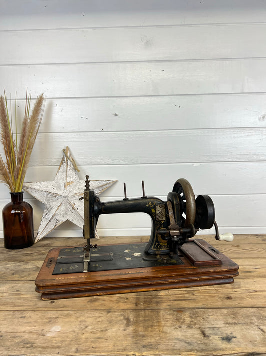 Vintage Sewing Machine 50's 60's Hand Crank Vintage Window Display Prop