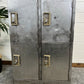 Vintage Industrial Metal Locker Stripped Bare Steel Rustic Home Décor Storage