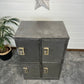 Vintage Industrial Metal Locker Stripped Bare Steel Rustic Home Décor Storage