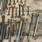 Job Lot of Old Tools Vintage Toolbox Spanners
