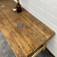 Rustic Wooden Trestle Table Top 6ft Industrial Farmhouse Dining Garden Reclaimed Army
