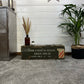 Rustic Wooden Ammo Box Industrial Vintage 1987 Storage Chest Coffee Table