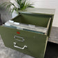 Vintage Veteran Series Large Metal Retro Industrial Tabletop Storage Filing Cabinet British Made