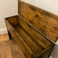 Vintage Rustic Army Ammo Coffee Side Table Chest