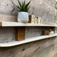 Rustic Handmade Reclaimed Ski Shelves