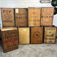 Vintage Wooden Tea Crate Bedside Table Coffee Table Chest Trunk Box Vintage Coffee Shop Display