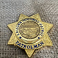 Vintage Arizona Highway Patrol Patrolman Shirt Collector Badge U.S.A Police