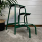 Vintage Folding Step Stool Rustic Industrial Pantry Larder Steps Farmhouse Kitchen Grocery Shop