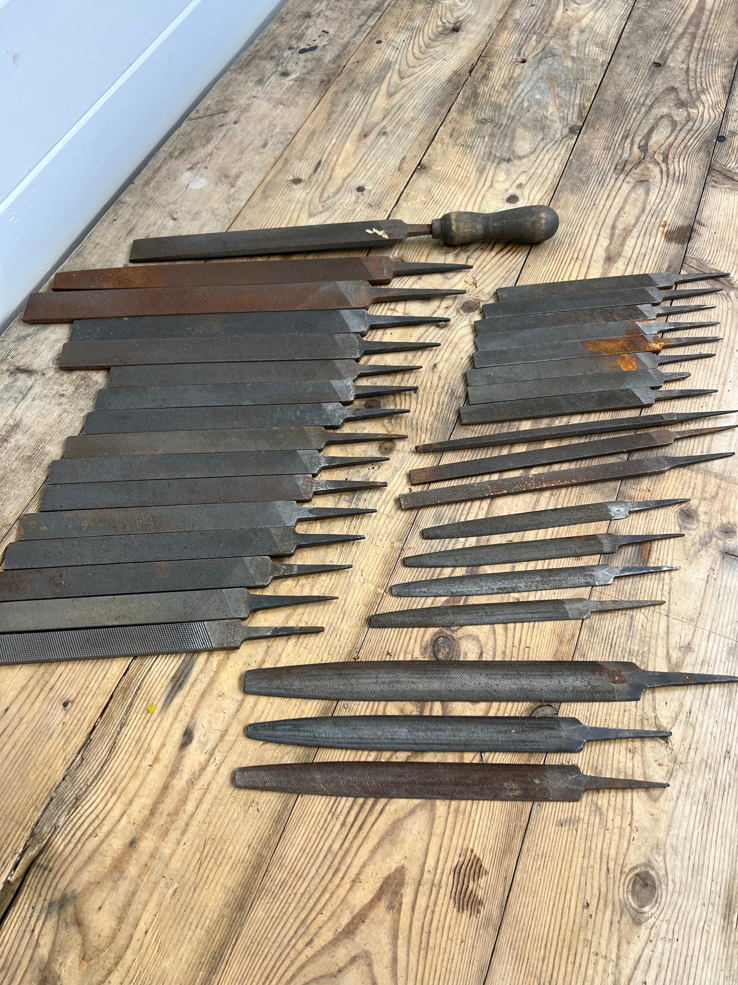 34x Vintage Sheffield Steel Metal Rasp Files JOB LOT Vintage Woodwork Tools