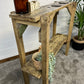 Rustic Entryway Console Table Narrow Hallway Side Table Reclaimed Shabby Chic Distressed