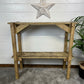 Rustic Entryway Console Table Narrow Hallway Side Table Reclaimed Shabby Chic Distressed