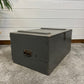 Vintage Grey Wooden Storage Box Trunk Tool Chest Toolbox Side Table