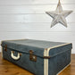 Vintage 1950's Suitcase Retro Travel Trunk Boho Décor Display