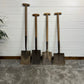 4x Vintage Garden Spade Shovel Job Lot Wooden T Handle