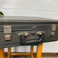 Vintage Crown Luggage Small Suitcase Case 1950's Retro Boho Décor Display
