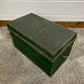 Vintage Metal Storage Box Antique Deed Box Toolbox Matthew J Hart & Sons Rustic Industrial