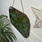 Vintage Frameless Wall Mirror Bevel Edge Boho Art Nouveau Retro Art Deco Home Decor