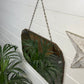 Vintage Frameless Wall Mirror Bevel Edge Boho Art Nouveau Retro Art Deco Home Decor