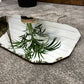 Vintage Frameless Wall Mirror Bevel Edge Boho Art Nouveau Retro Art Deco Home Decor