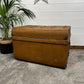 Vintage Metal Travel Chest Large Trunk Rustic Home Coffee Table Blanket Storage Box