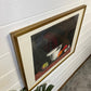 Still Life Fruit & Bowl Print Modern Art Contemporary With Gold Frame 67cm x 52cm