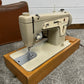 Vintage Singer Model 237 Fashion Mate Sewing Machine With Pedal & Original Case