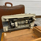 Vintage Singer Model 237 Fashion Mate Sewing Machine With Pedal & Original Case