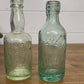 5x Vintage Glass Bottles Job Lot Decorative Codd Neck Bottle Wedding Decor Rustic Home Deco