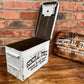 General Store Metal Ammo Box Reclaimed Tool Box Vintage Industrial Rustic Retro Chic