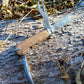 Vintage Army Jack Knife Wooden Handle Clasp Knife Military Survival Pen Knife