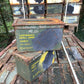 2x Metal Army Ammo Box SOLID Rustic Patina Stash Survival Reclaim Geocache Toolbox