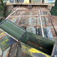 2x Metal Army Ammo Box SOLID Rustic Patina Stash Survival Reclaim Geocache Toolbox