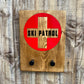 Rustic Ski Patrol Coat Hook Key Hook Handmade Reclaimed Wooden Sign Home Decor Skiing