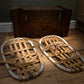 Vintage Rustic Snowshoes British Army Reclaimed Christmas Ski Winter Decor