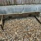 Wooden Folding Trestle Bench Ex Army 1953 Waxed Dining Vintage Garden Industrial